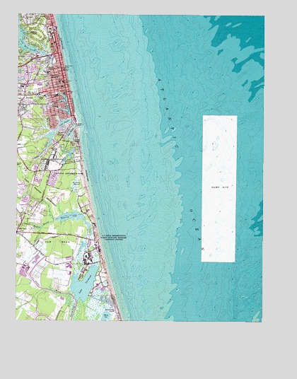 Virginia Beach, VA USGS Topographic Map