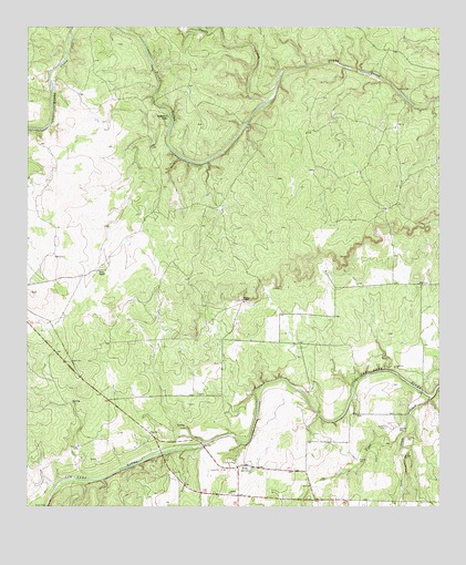 Voca, TX USGS Topographic Map