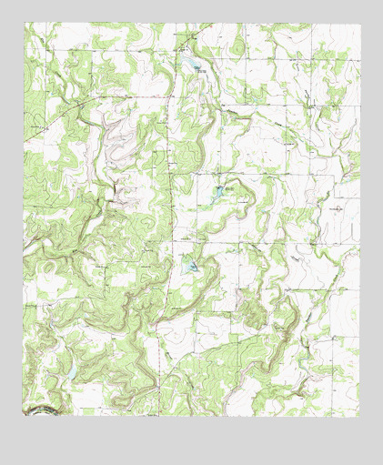 Voss, TX USGS Topographic Map