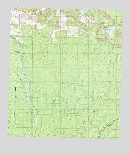 Wacissa, FL USGS Topographic Map