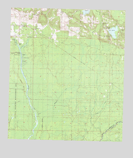 Wacissa, FL USGS Topographic Map