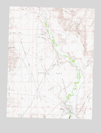 Wadsworth, NV USGS Topographic Map