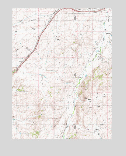 Wahsatch, UT USGS Topographic Map