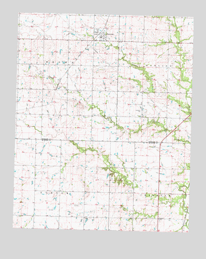 Wainwright, OK USGS Topographic Map