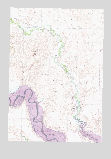 Wakpala, SD USGS Topographic Map