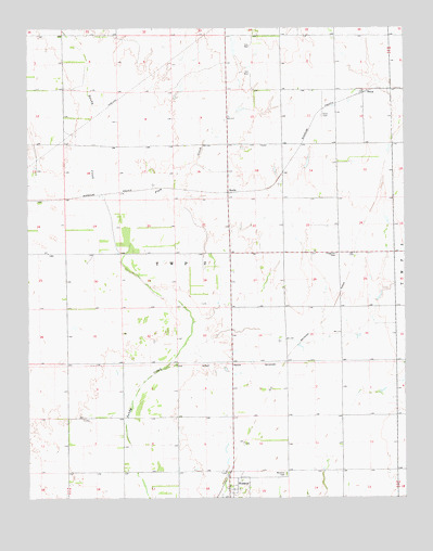 Waldron, KS USGS Topographic Map
