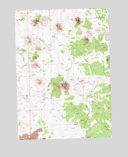 Walker Butte, OR USGS Topographic Map