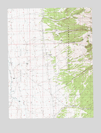Walker Canyon, NV USGS Topographic Map