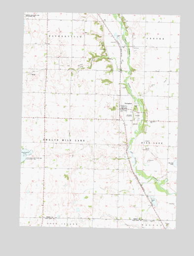 Wallingford, IA USGS Topographic Map