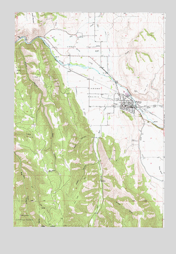 Wallowa, OR USGS Topographic Map