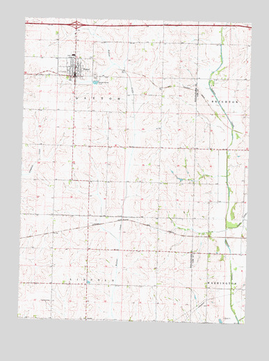Walnut, IA USGS Topographic Map