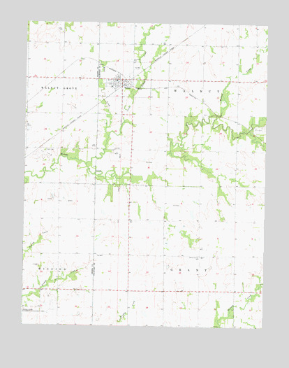Walnut, KS USGS Topographic Map