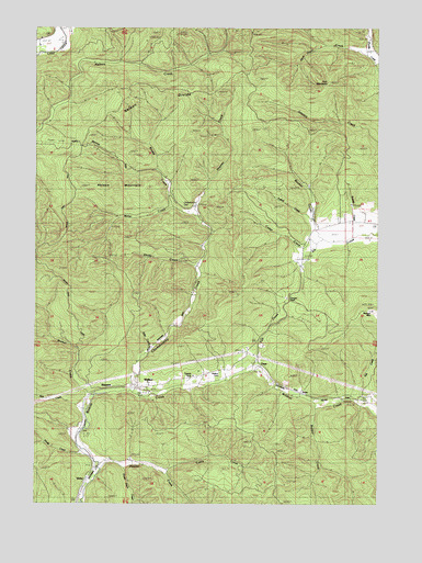 Walton, OR USGS Topographic Map