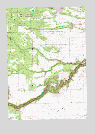 Wamic, OR USGS Topographic Map