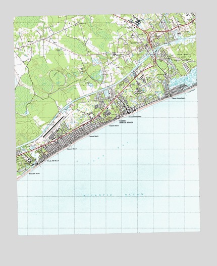 Wampee, SC USGS Topographic Map