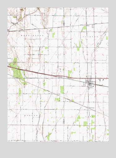 Wanatah, IN USGS Topographic Map