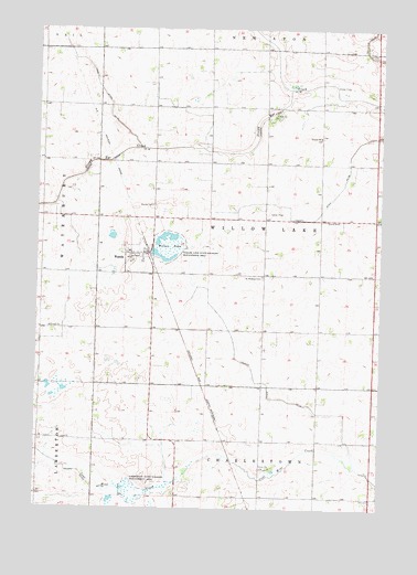 Wanda, MN USGS Topographic Map