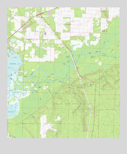 Ward Basin, FL USGS Topographic Map