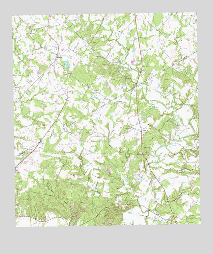 Warda, TX USGS Topographic Map