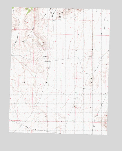 Warm Point, UT USGS Topographic Map