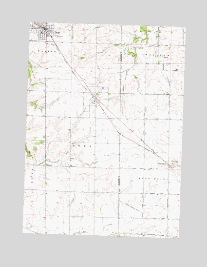 Warren, IL USGS Topographic Map