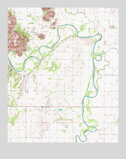 Warren, OK USGS Topographic Map