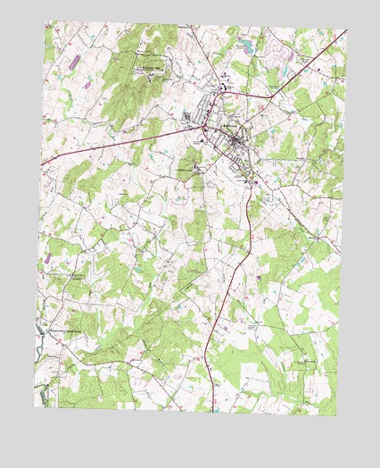 Warrenton, VA Topographic Map - TopoQuest