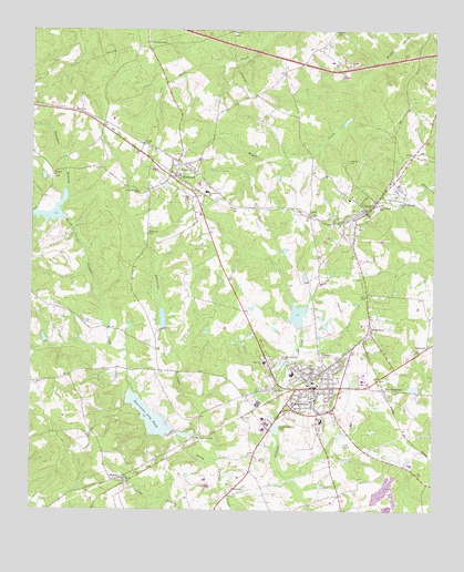 Warrenton, GA USGS Topographic Map