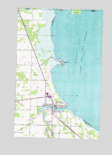 Warroad, MN USGS Topographic Map