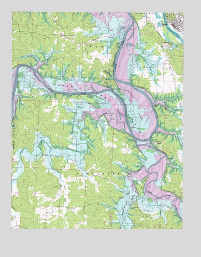 Warsaw West, MO USGS Topographic Map