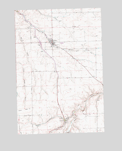 Wasco, OR USGS Topographic Map