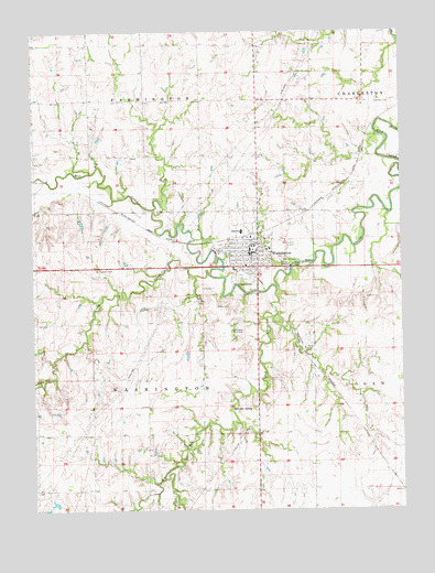 Washington, KS USGS Topographic Map