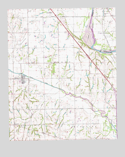 Washington, OK USGS Topographic Map