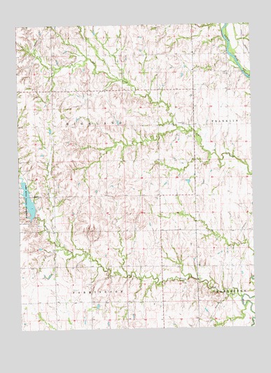 Washington NE, KS USGS Topographic Map
