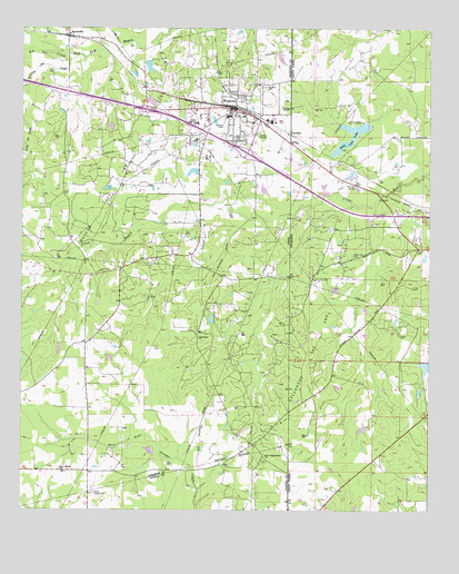 Waskom, TX USGS Topographic Map