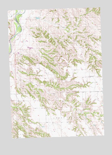 Wasta NE, SD USGS Topographic Map