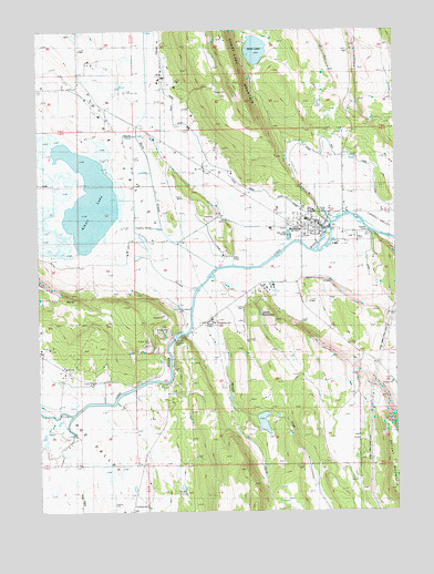 Bonanza, OR USGS Topographic Map