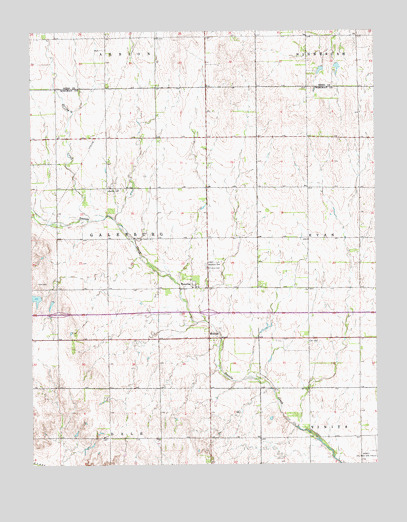 Waterloo, KS USGS Topographic Map