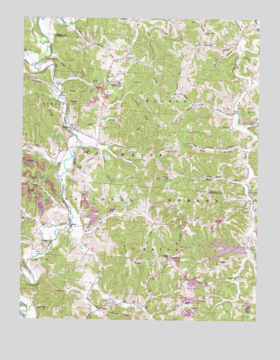 Waterloo, OH USGS Topographic Map