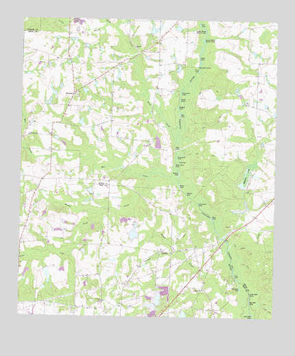 Waterloo, GA USGS Topographic Map