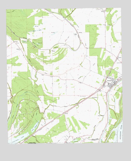 Waterproof, LA USGS Topographic Map