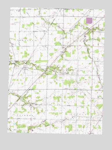 Watson, OH USGS Topographic Map