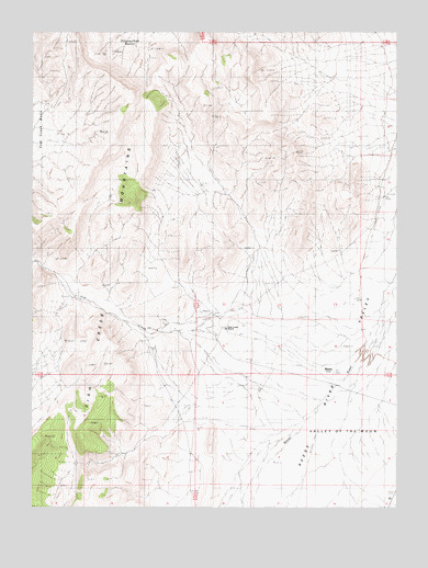 Watts, NV USGS Topographic Map
