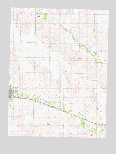 Wauneta East, NE USGS Topographic Map
