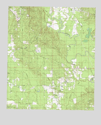 Wautubbee, MS USGS Topographic Map