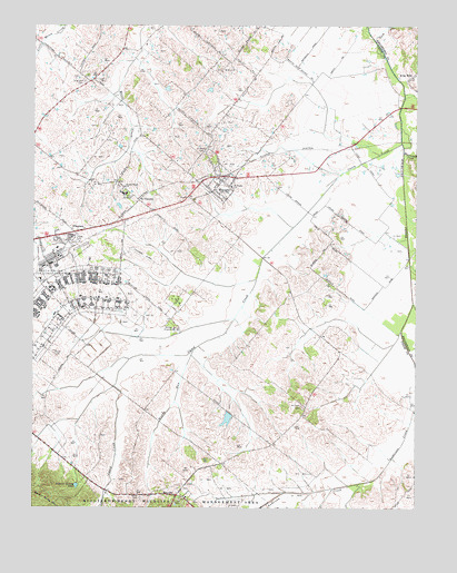 Waverly, KY USGS Topographic Map