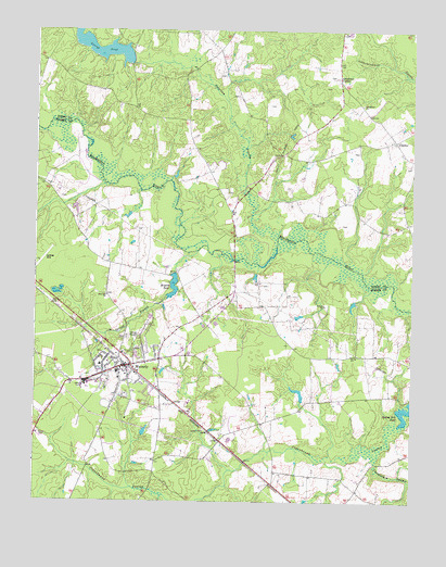 Waverly, VA USGS Topographic Map