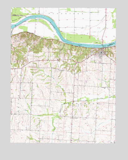 Waverly, MO USGS Topographic Map