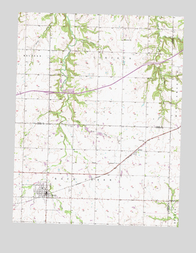 Waverly, KS USGS Topographic Map