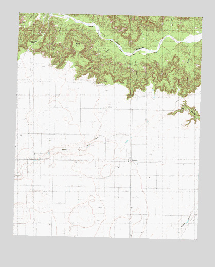 Wayside, TX USGS Topographic Map